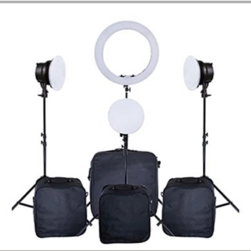 Prismatic pro lights ( great for YouTube or insta)